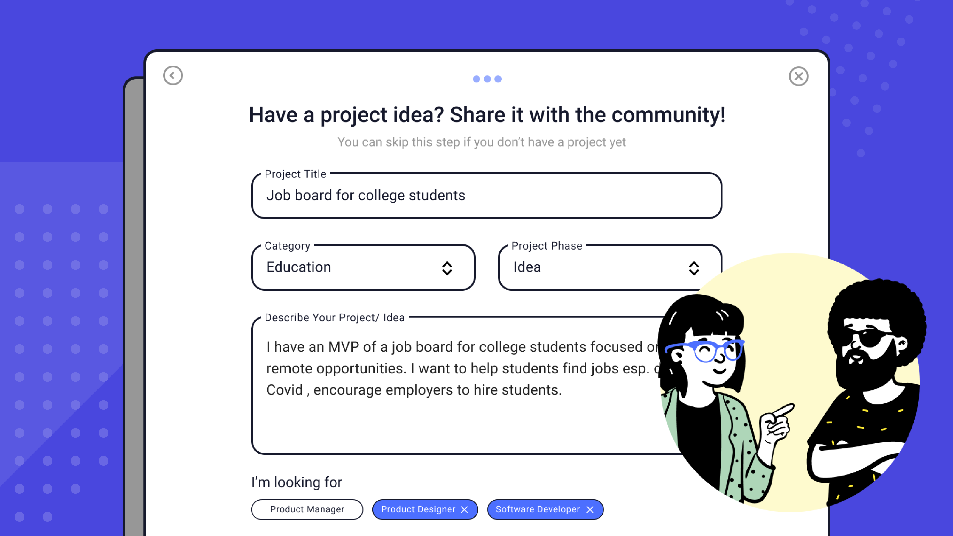 blurry photo of sunset over ocean with logo on top