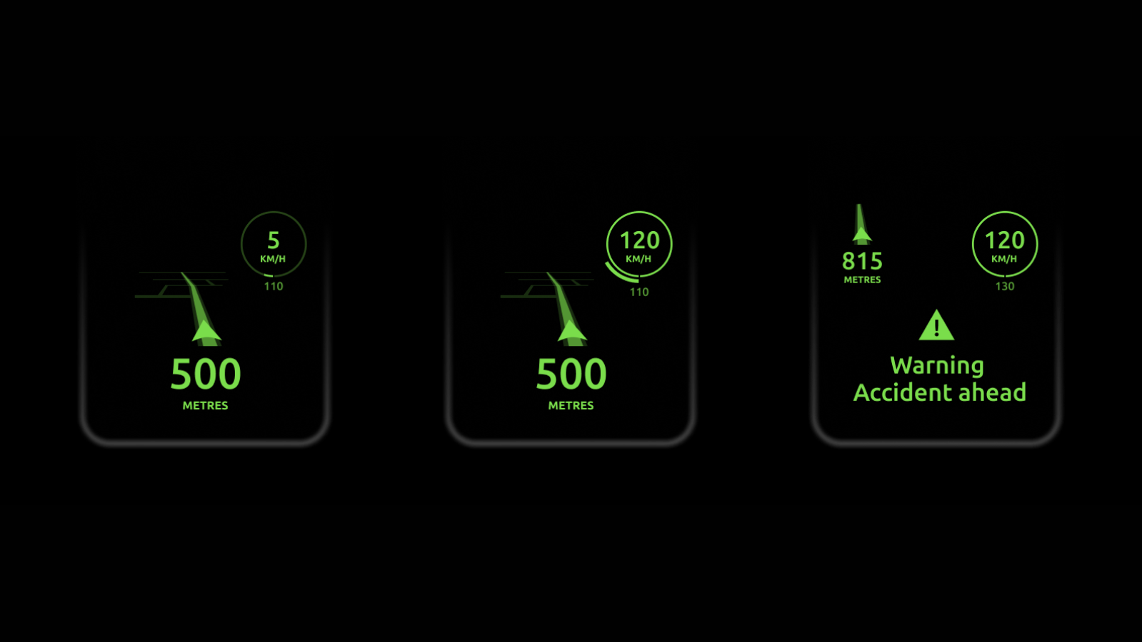 blurry photo of sunset over ocean with logo on top